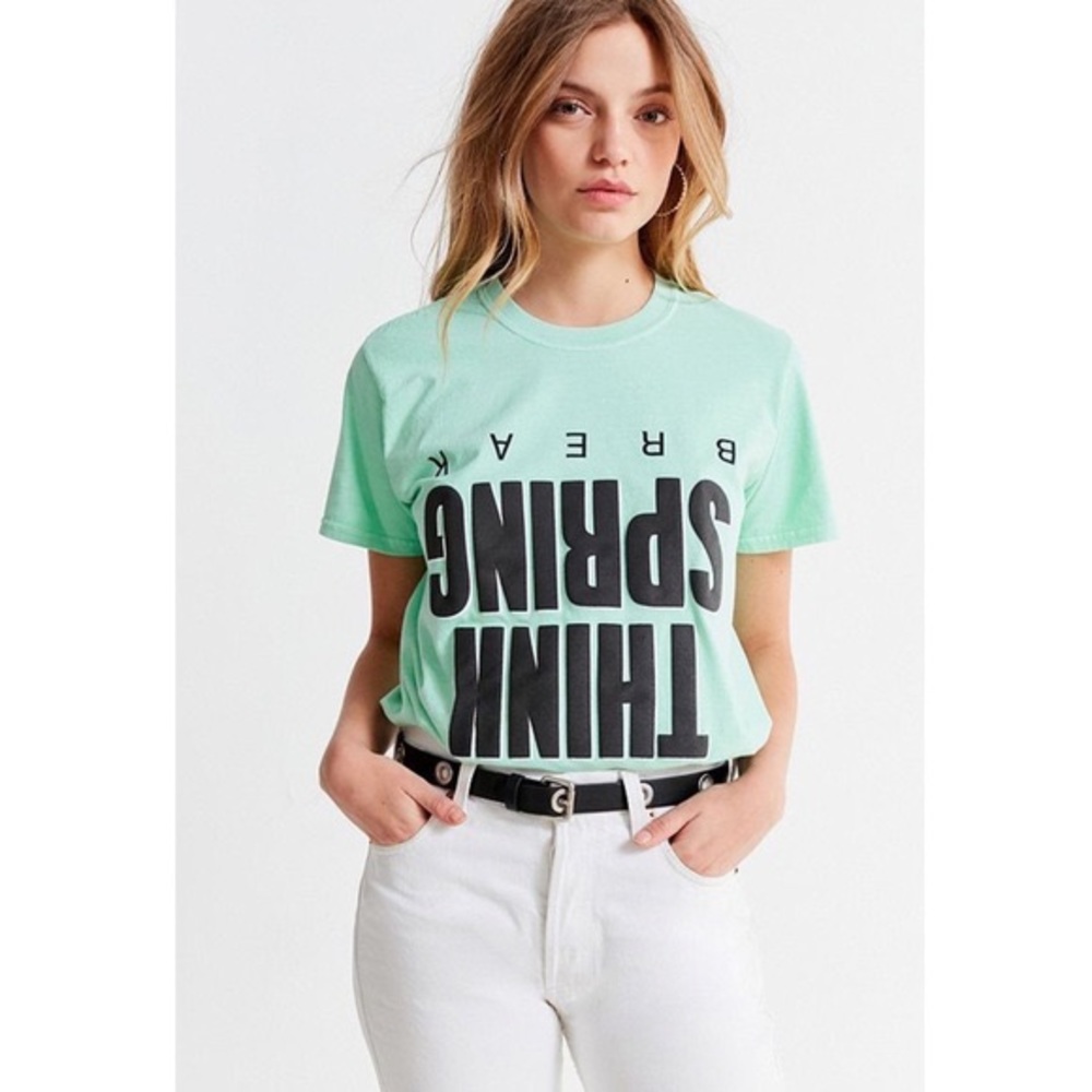 Urban outfitters think spring break shirt